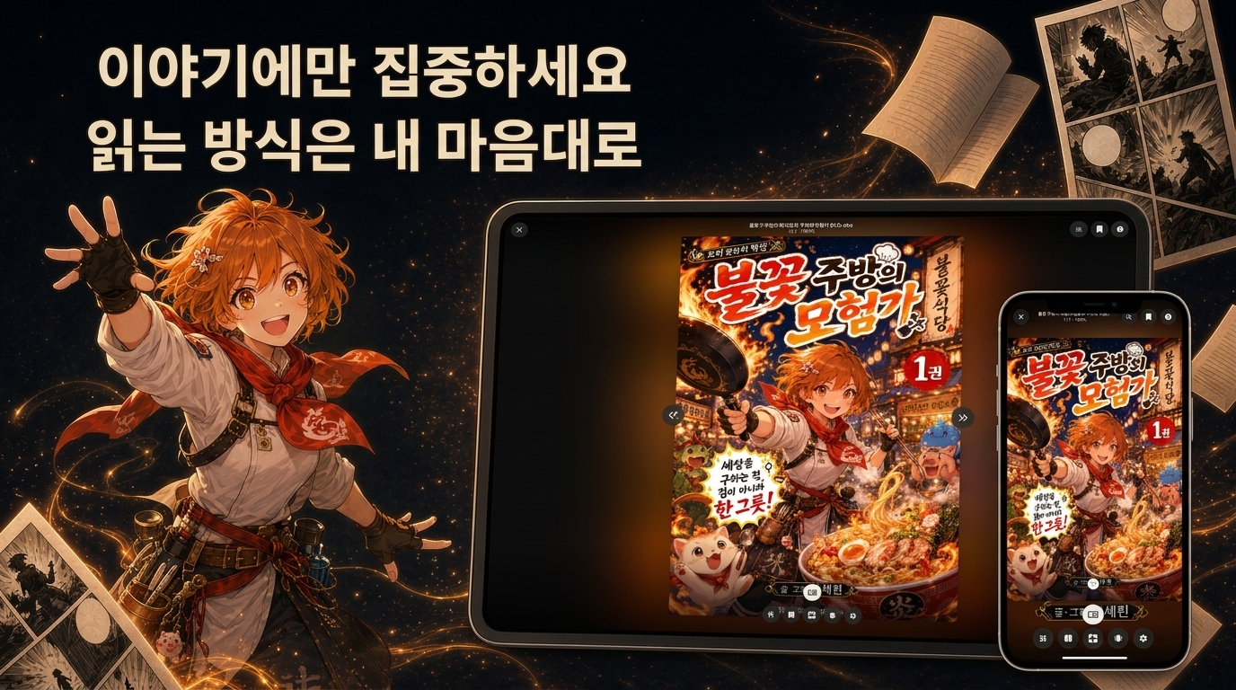 Readive 모바일 만화 뷰어
